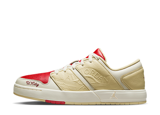 Jayson Tatum x Nike Jordan New Retro 1 Low "Fresh Ink" Pale Ivory/University Red FB1300-100 29cm