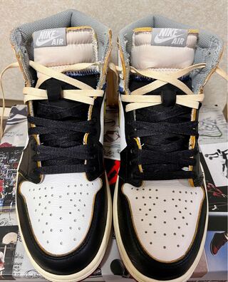 UNION x Nike Air Jordan 1 Retro High OG NRG "Varsity Red/Wolf Grey" 26.5cm