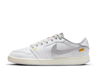 Union x Nike Air Jordan 1 Low KO "Ho Wight Canvas" Ho Wight/Sail/University Gold/Slate Warrior Ral Gray DO8912-101 28cm