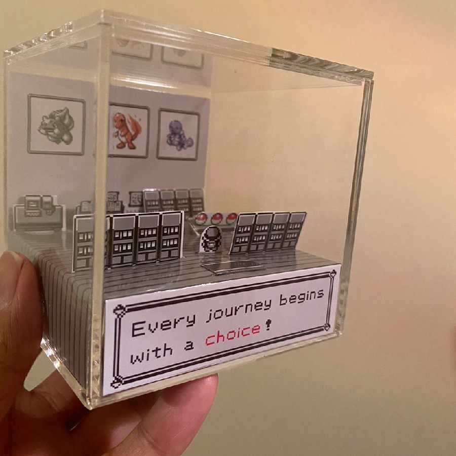 ゲームボーイ ポケットモンスター 赤・青ver ジオラマキューブ