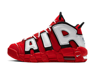 Nike Air More Uptempo Chicago Bulls "University Red/Black/Summit Ho Wight" CD9402-600 24cm