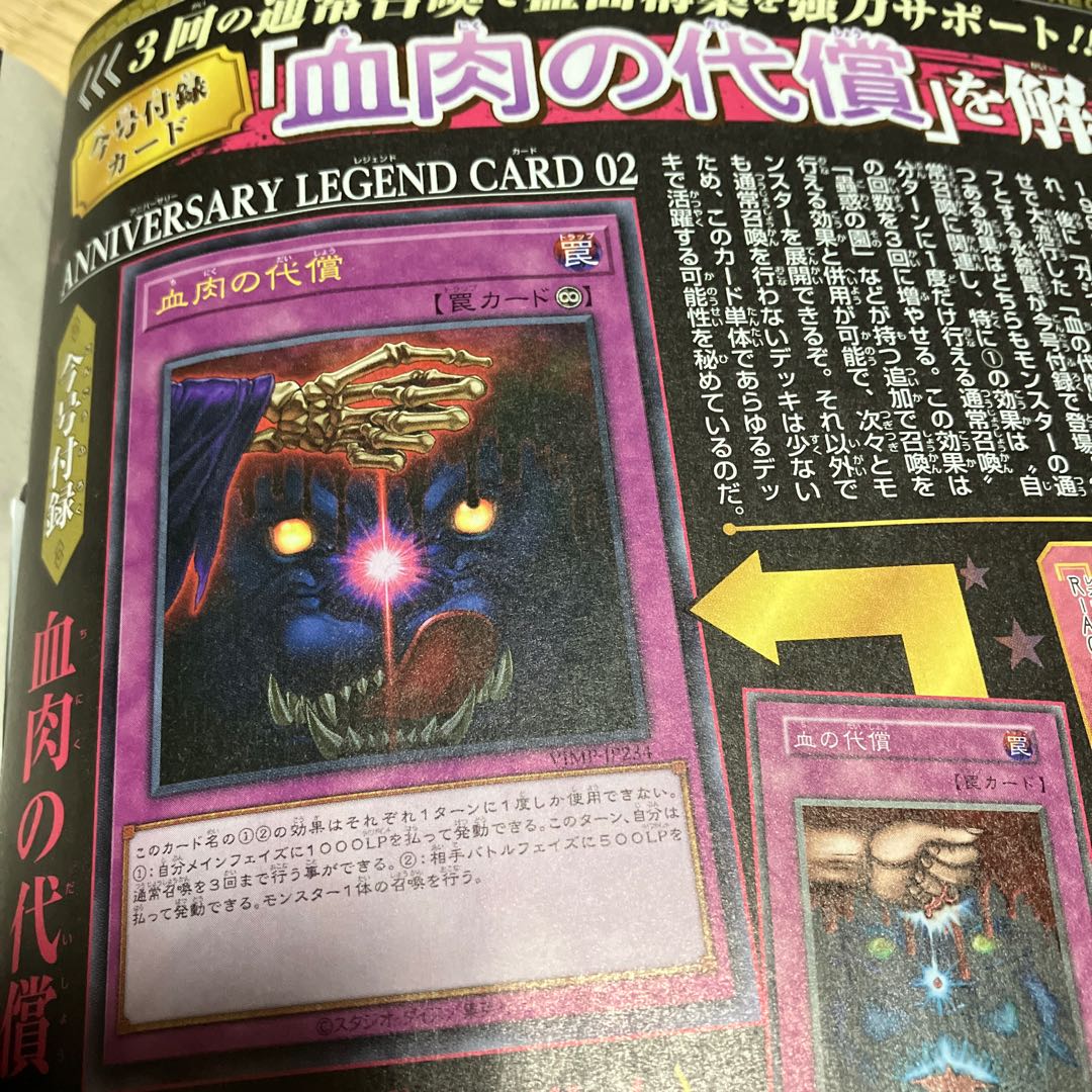 ★遊戯王　血肉の代償★