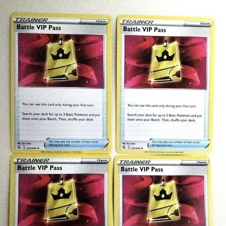 【海外限定!!】バトルVIPパス 英語　ポケモンカード　4枚 正規品
