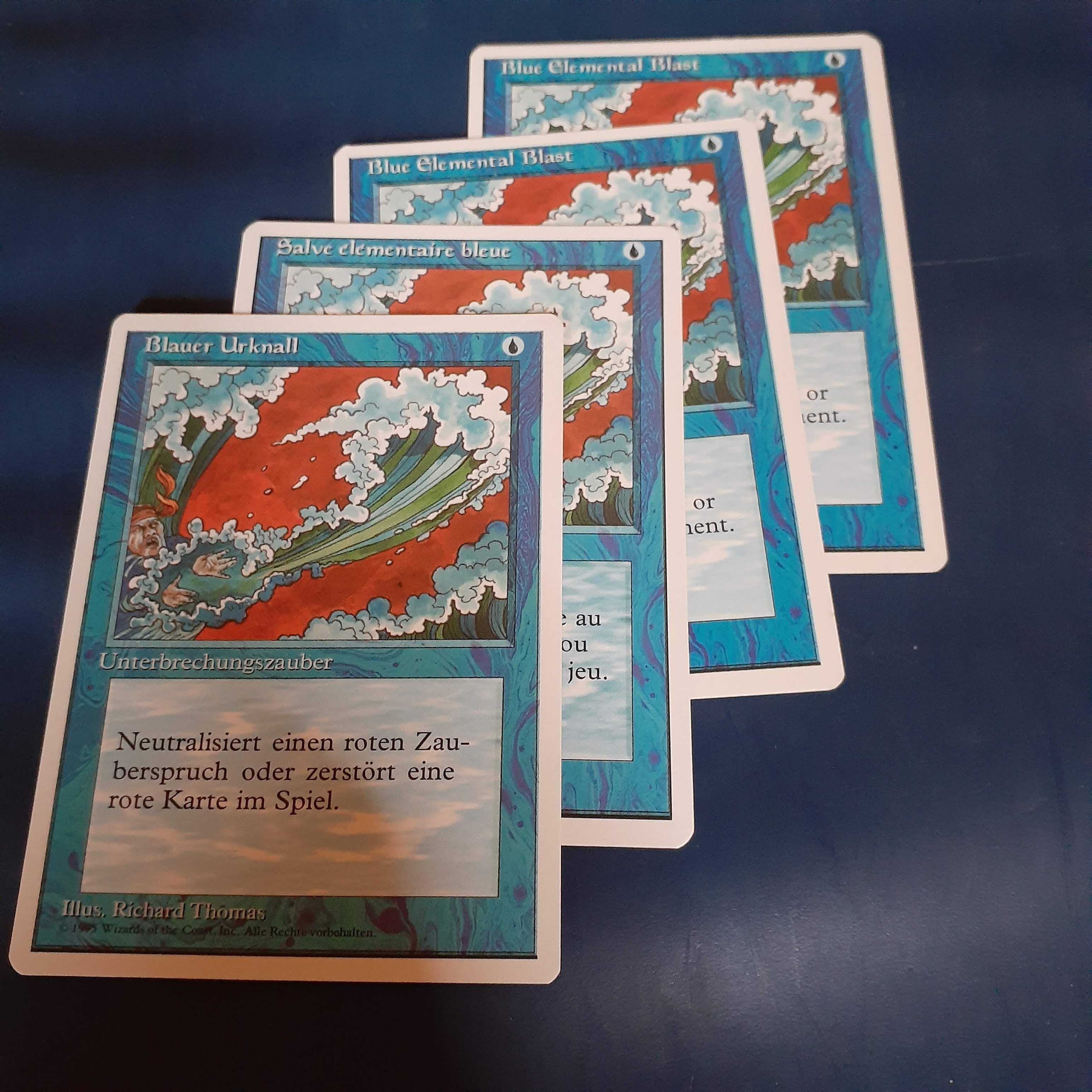 4 Blue Elemental Blast