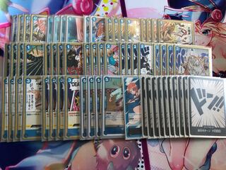 ワンピースカードゲーム 青ナミ デッキ+調整パーツ+ドン!!10枚