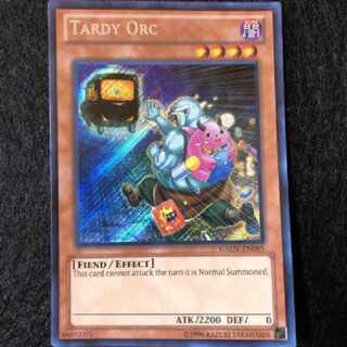 【極美品】遊戯王 遅すぎたオーク 米版1st シークレット