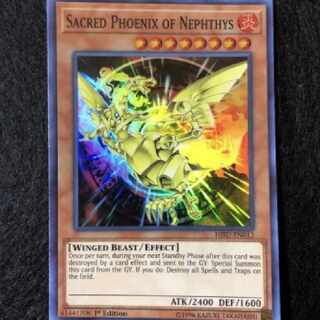 【美品】遊戯王 ネフティスの鳳凰神 米版1st スーパー