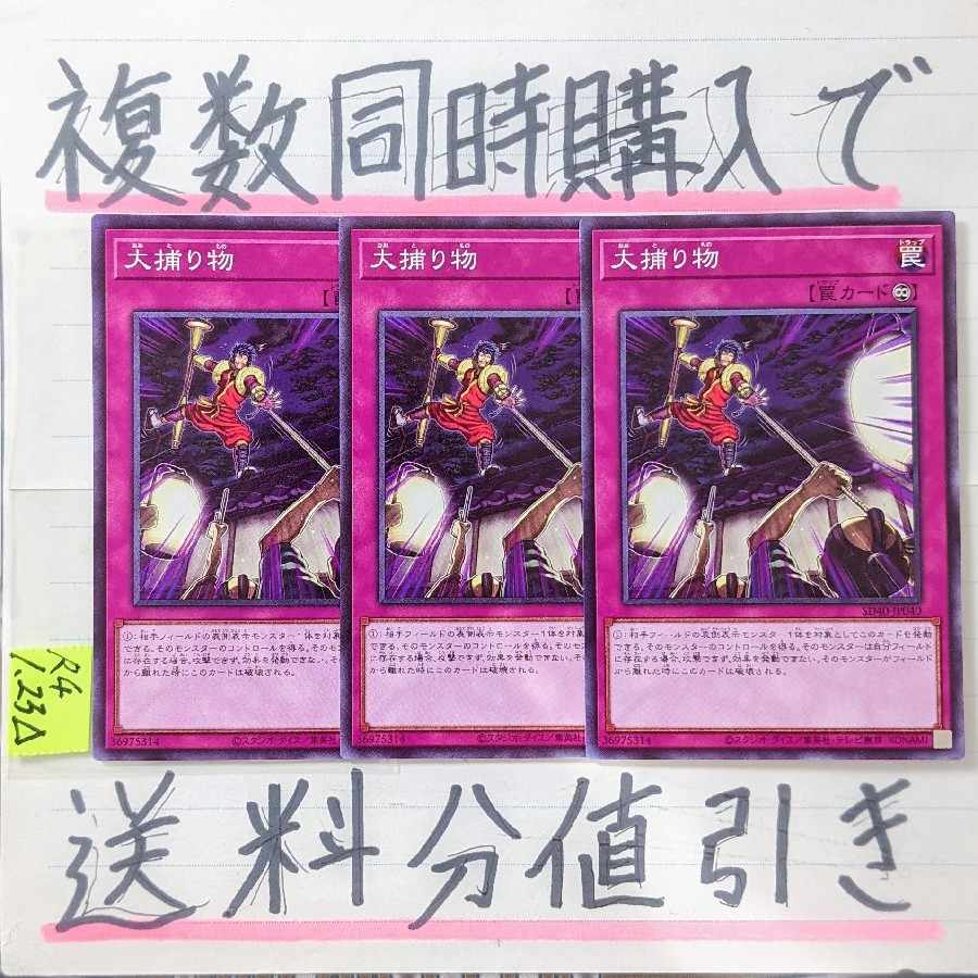 【複数同時購入で送料分値引き！】大捕り物　ノーマル×3枚