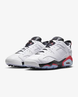 Nike Air Jordan 6 Low Golf "Ho Wight Infra Red" 26.5cm