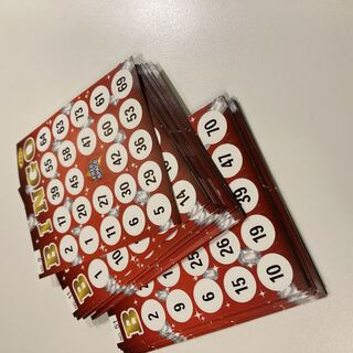 ビンゴカード　35枚入り 30枚