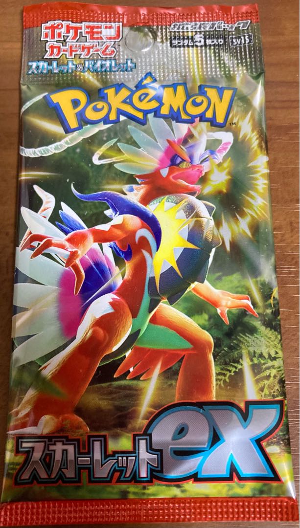 Pokemon Cards Pokemon Scarlet ex 1 pack