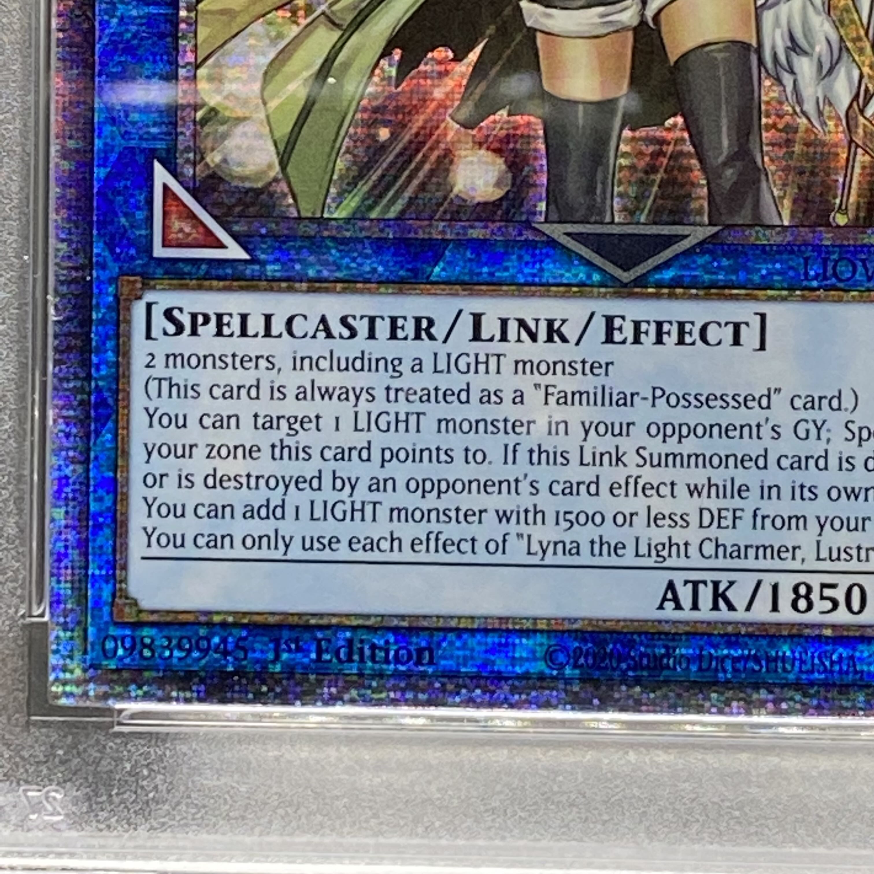 PSA10 LYNA THE LIGHT CHARMER,LUSTROUS/照耀の光霊使いライナ スターライト LIOV-EN049