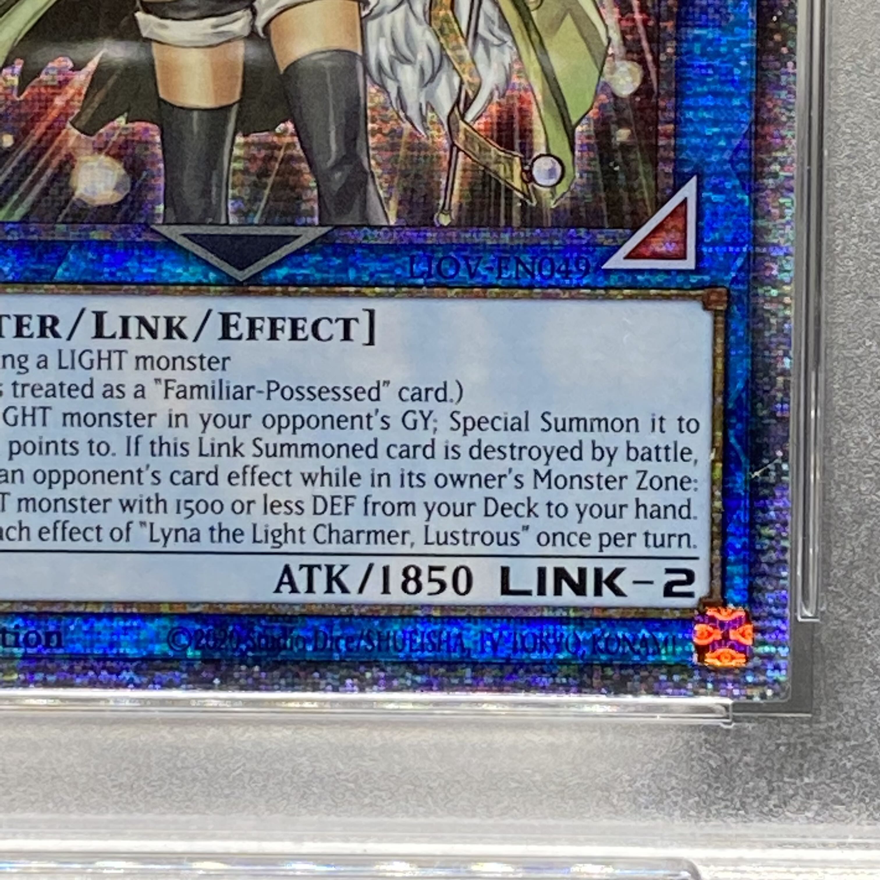 PSA10 LYNA THE LIGHT CHARMER,LUSTROUS/照耀の光霊使いライナ スターライト LIOV-EN049