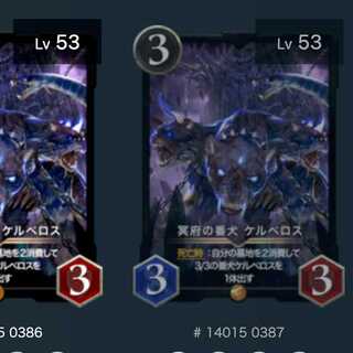 ケルベロス2 枚