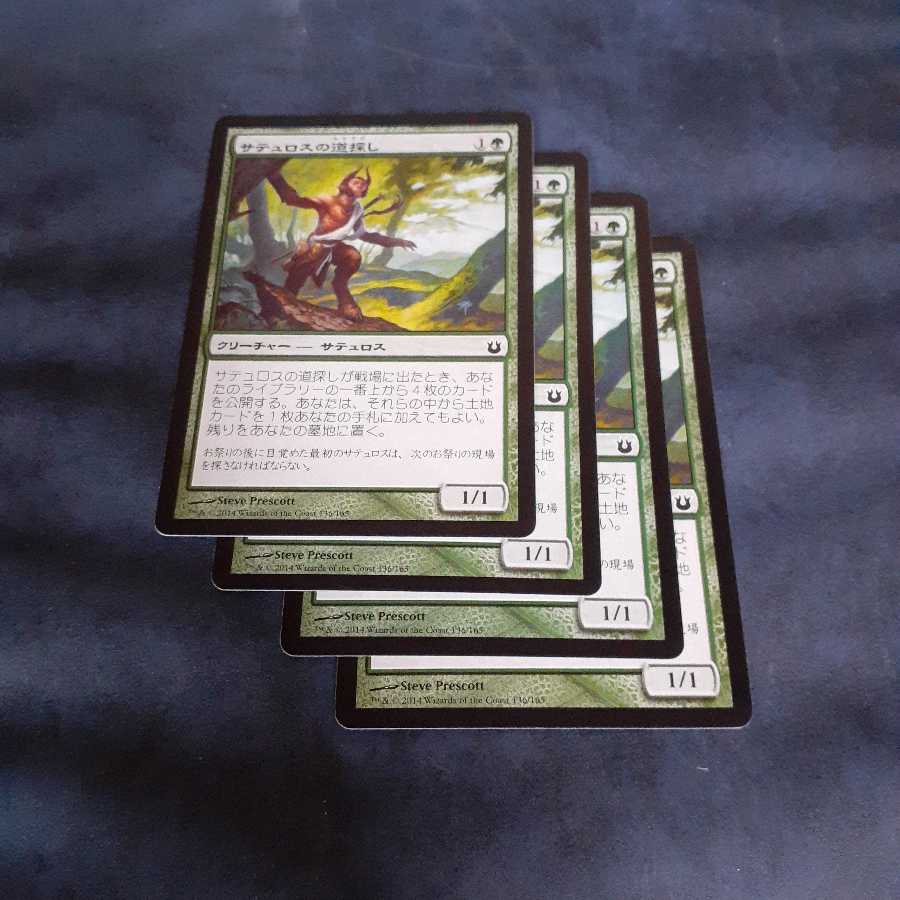 サテュロスの道探し4枚 4枚