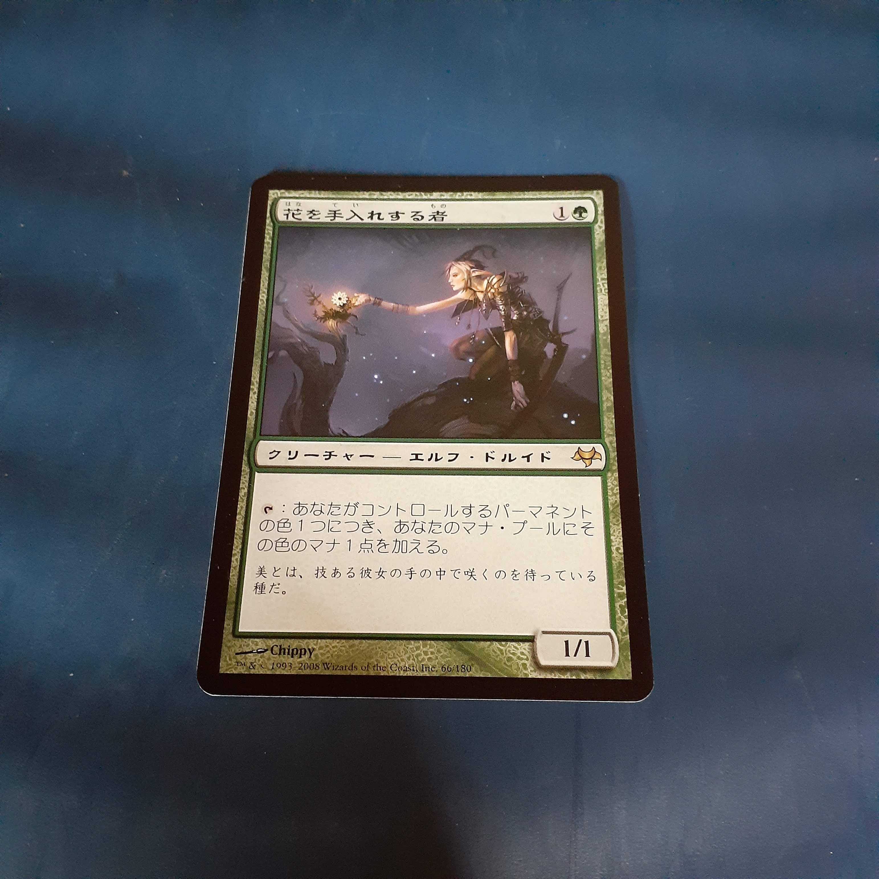 花を手入れする者