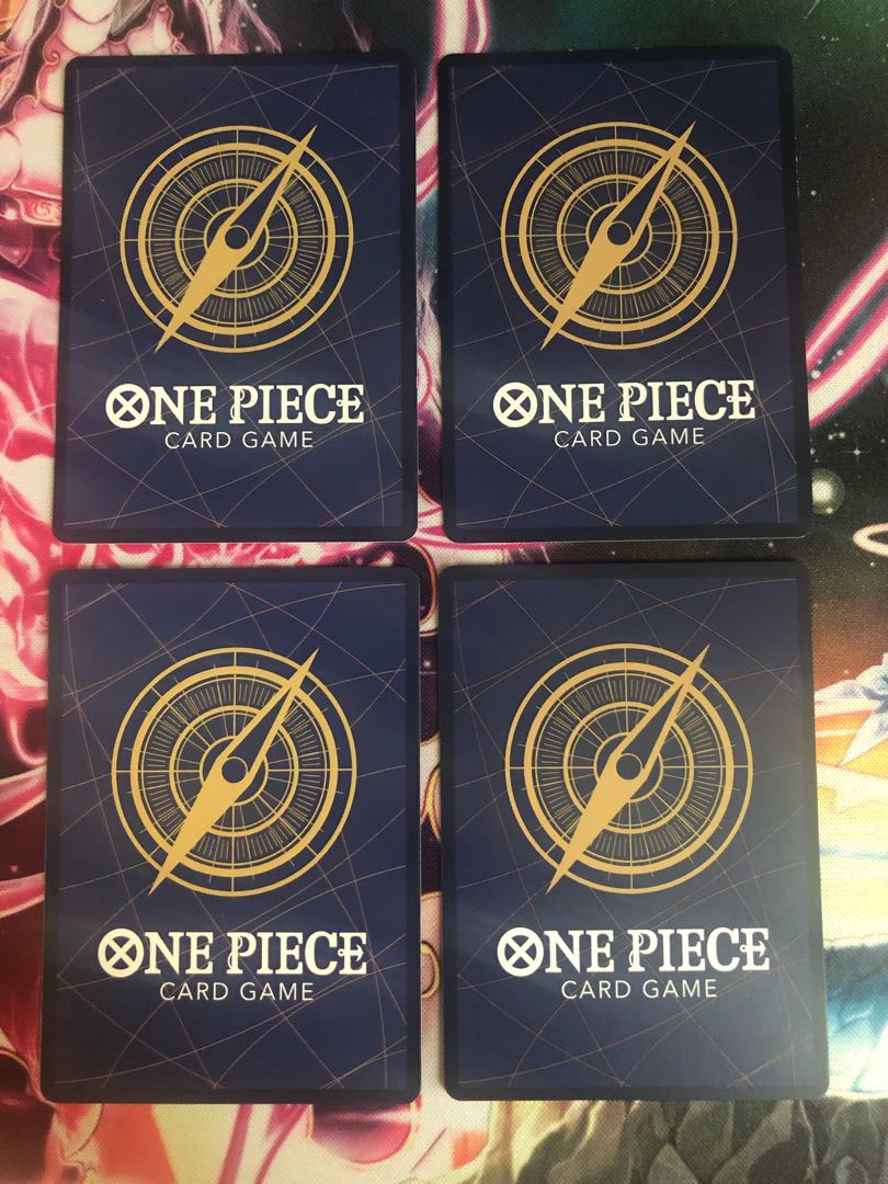 One Piece Card Radical Beam !!!! (Radical Beam) Set of 4 cards