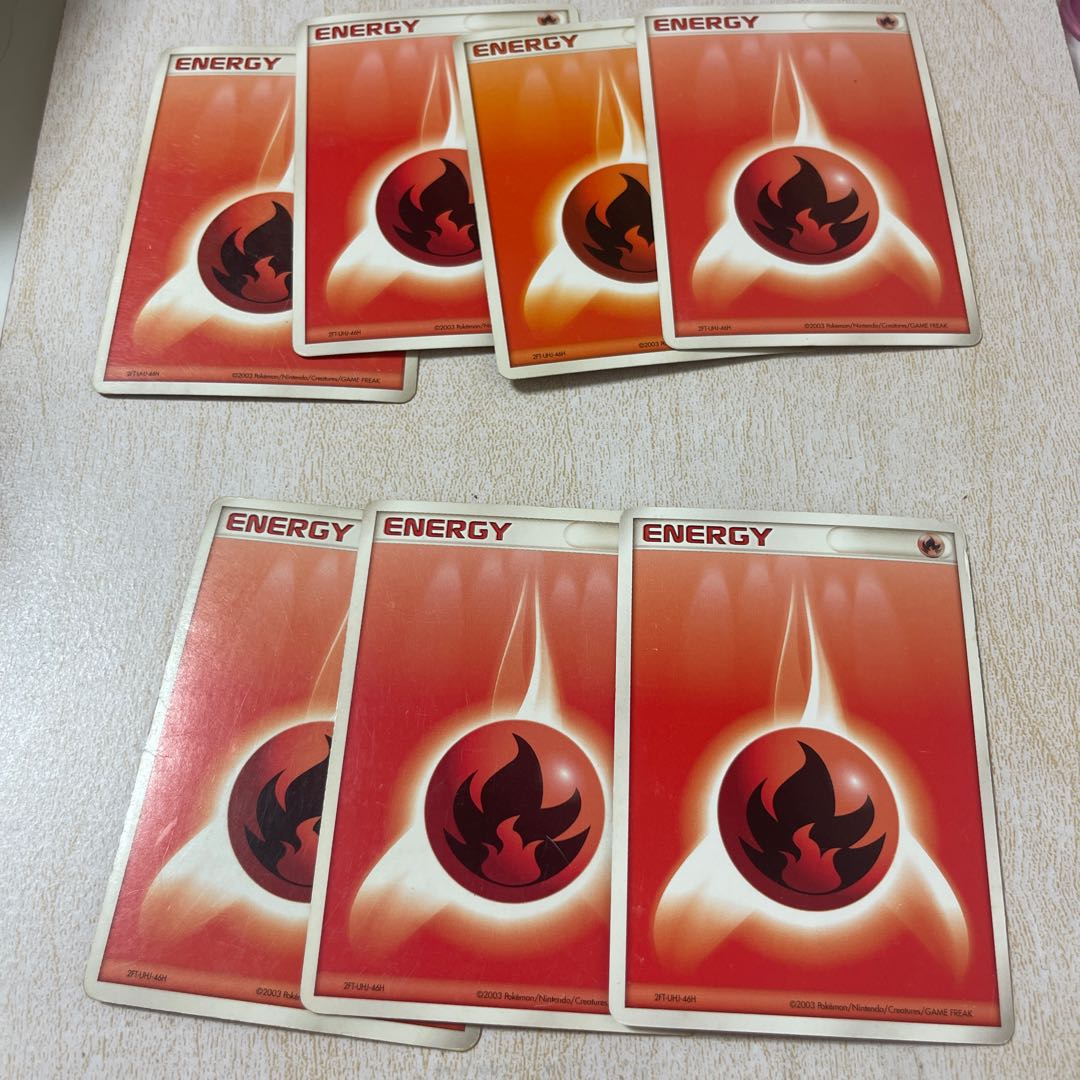 基本炎エネルギー 7枚セット⑥