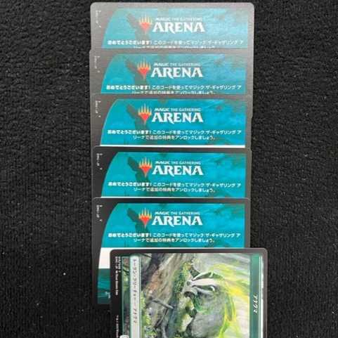 MTGアリーナ 団結のドミナリア 1パックコード×5 プロモパック限定 #2 1枚