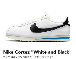ナイキ コルテッツ "ホワイト アンド ブラック" ホワイト/ブラック DM4044-100 27.5cm
