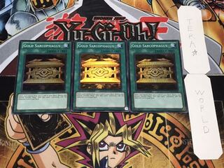 English Gold Sarcophagus Super Set of 3