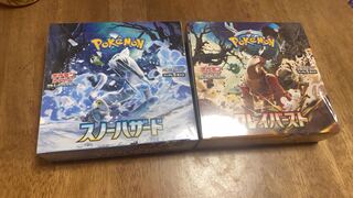 スノーハザード　クレイバースト 未開封BOX シュリンク付き各1box