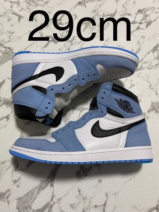 ナイキ エアジョーダン1 ハイ OG ユニバーシティブルー 29cm 美中古 29cm