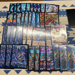 青魔道具　デッキ　スリーブ付き