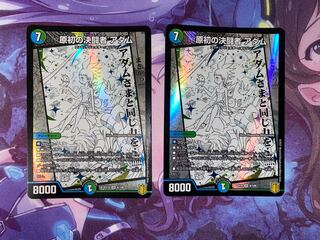 Primordial Decision Fighting Person Adam SR 8/100 2 copies
