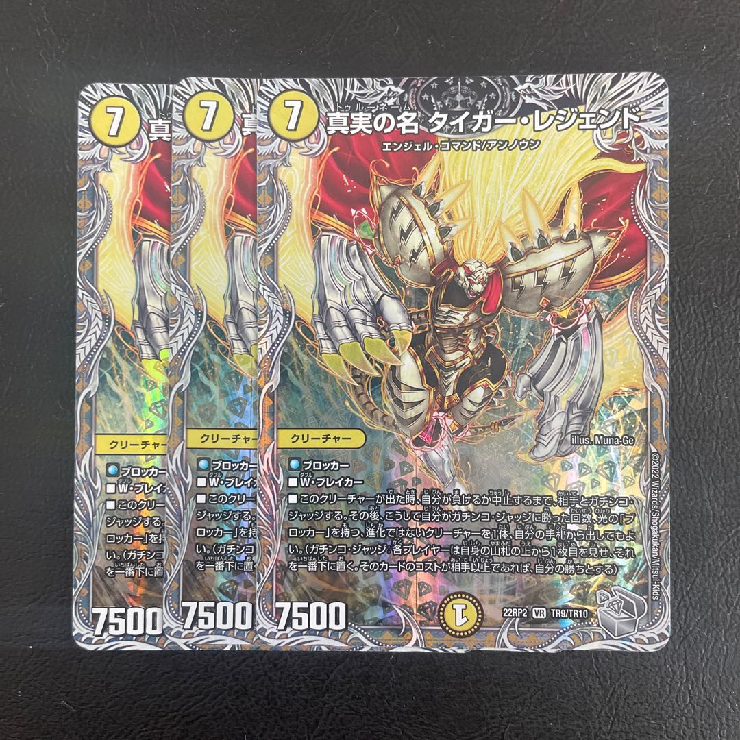 The True Name Tiger Legend (Silver Treasure) VR TR9/TR10 Set of 3