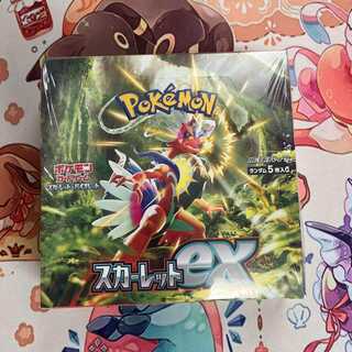 Pokémon card Scarlett ex, unopened with shrink.