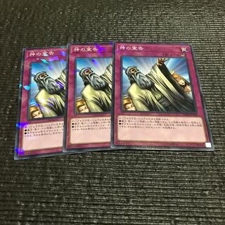 遊戯王 神の宣告 3枚セット
