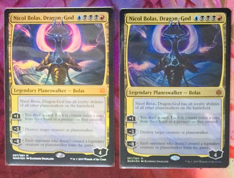 FOIL nicol bolas,dragon god 2 English Nicol Bolas