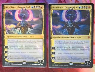 FOIL nicol bolas,dragon god 2 English Nicol Bolas