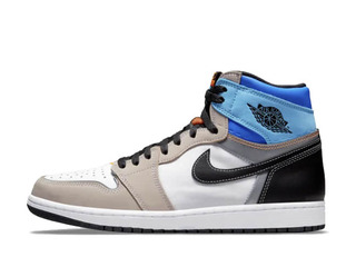 Nike Air Jordan 1 High Og "Prototype" Ho Wight/Multi Color Total Orange DC6515-100 27.5cm