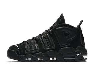 Supreme x Nike Air More Uptempo "Black/Black" 902290-001 28.5cm