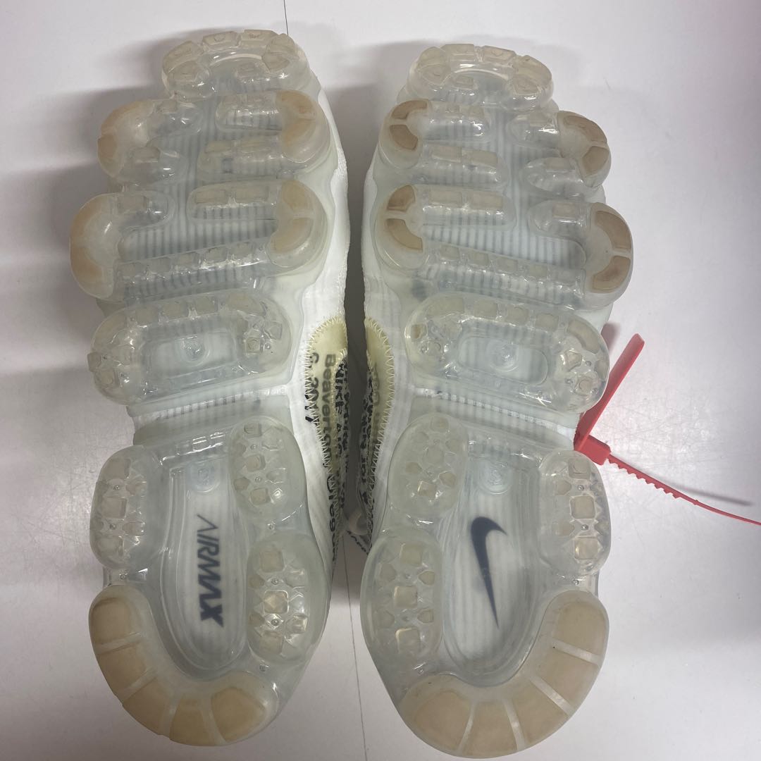 Off Ho Wight x Nike Air Vapormax "Ho Wight/Ho Wight" AA3831-100 26cm