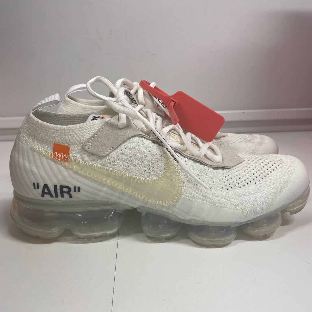 Off Ho Wight x Nike Air Vapormax "Ho Wight/Ho Wight" AA3831-100 26cm