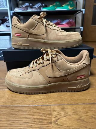 Supreme x Nike Air Riryoku 1 Low "Flux/Wheat" Flux/Wheat/Flux-Gum DN1555-200 27.5cm