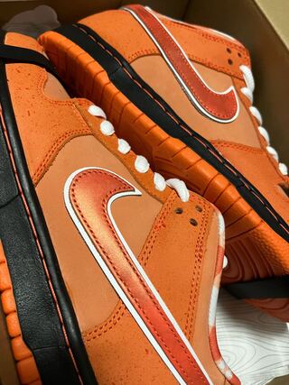 Concepts x Nike SB Dunk Low SP "Orange Lobster" Orange Lobster/Black FD8776-800 26cm
