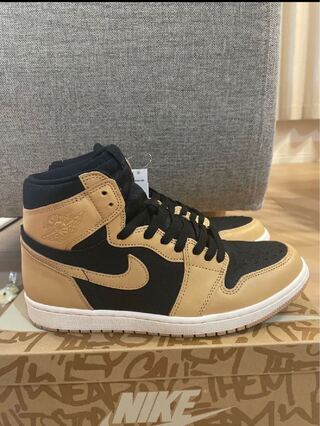 Nike Air Jordan 1 Retro High OG "Bucket Tan" Bucket Tan/Black/Sail 555088-202 28cm