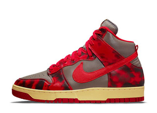 Nike Dunk High 1985 Sp "Red Acid Wash" University Red/Chili Red/Curve Stone DD9404-600 28.5cm