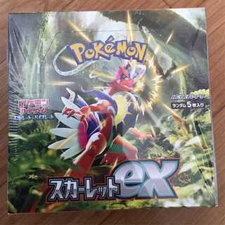 New with shrink Scarlett ex 1 box Pokémon cards.