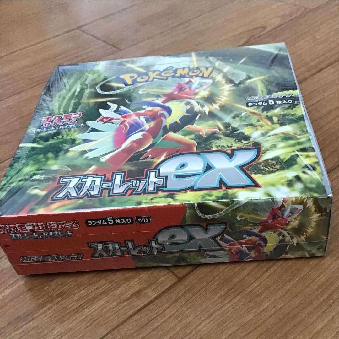 New with shrink Scarlett ex 1 box Pokémon cards.