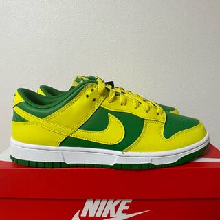 Nike Dunk Low "Reverse Brazil" Apple Green/Yellow Scyther/Ho Wight DV0833-300 27cm