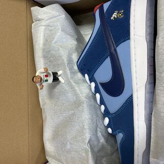 Y So Sad? × x Nike SB Dunk Low "Coastal Snubbull" Coastal Snubbull/Speed Lightning Yellow/University Red DX5549-400 28cm