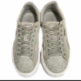 【PUMA】プーマ スウェード プラットフォーム ペベル 23cm