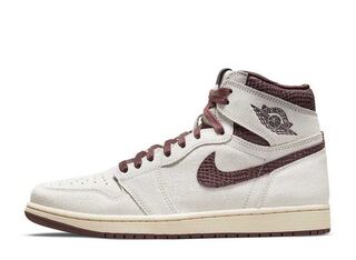 27.0 A Ma Maniere x Nike Air Jordan 1 RETRO High OG "Sail and Burgundy" 27cm
