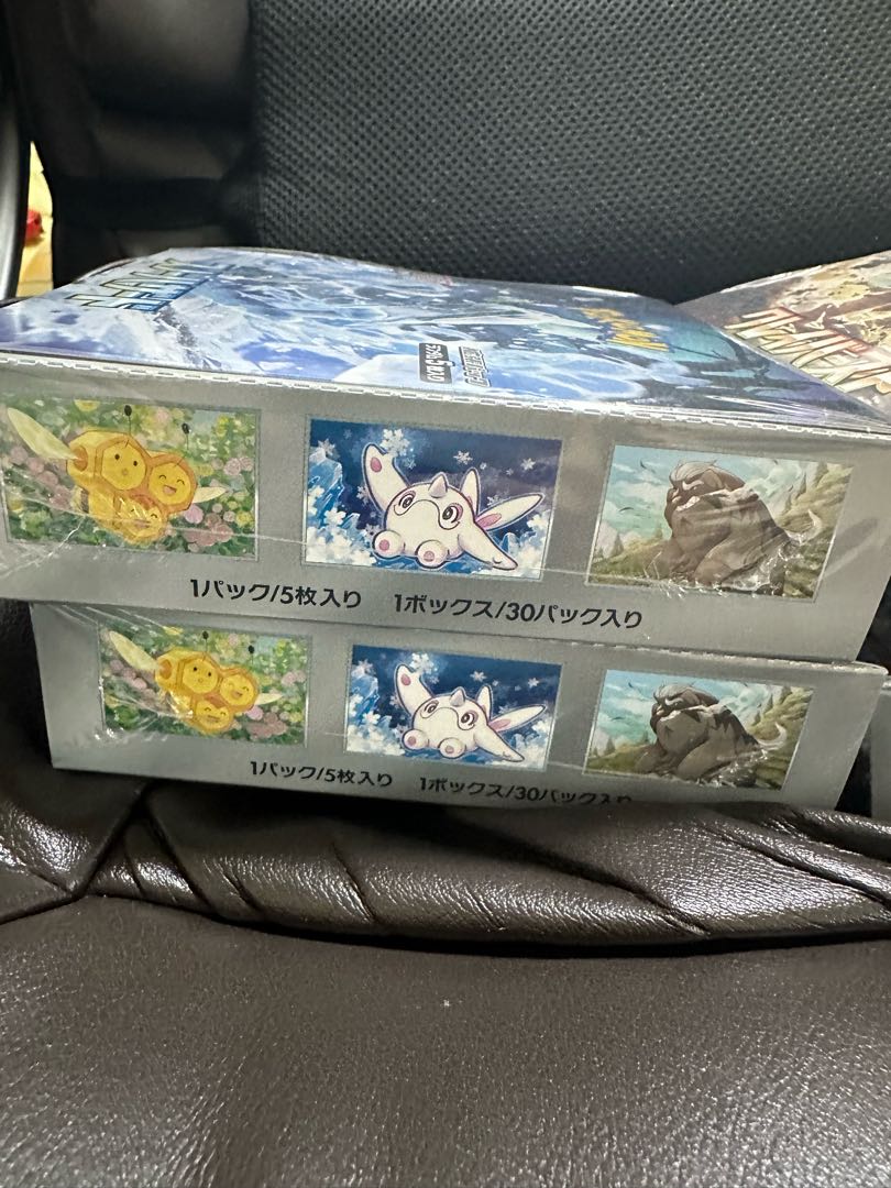 クレイバースト2箱 スノーハザード2箱 シュリンク付き