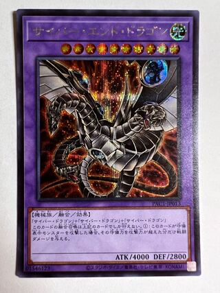 Cyber End Dragon (Different Illustration Version) Secret Rare JP013 010